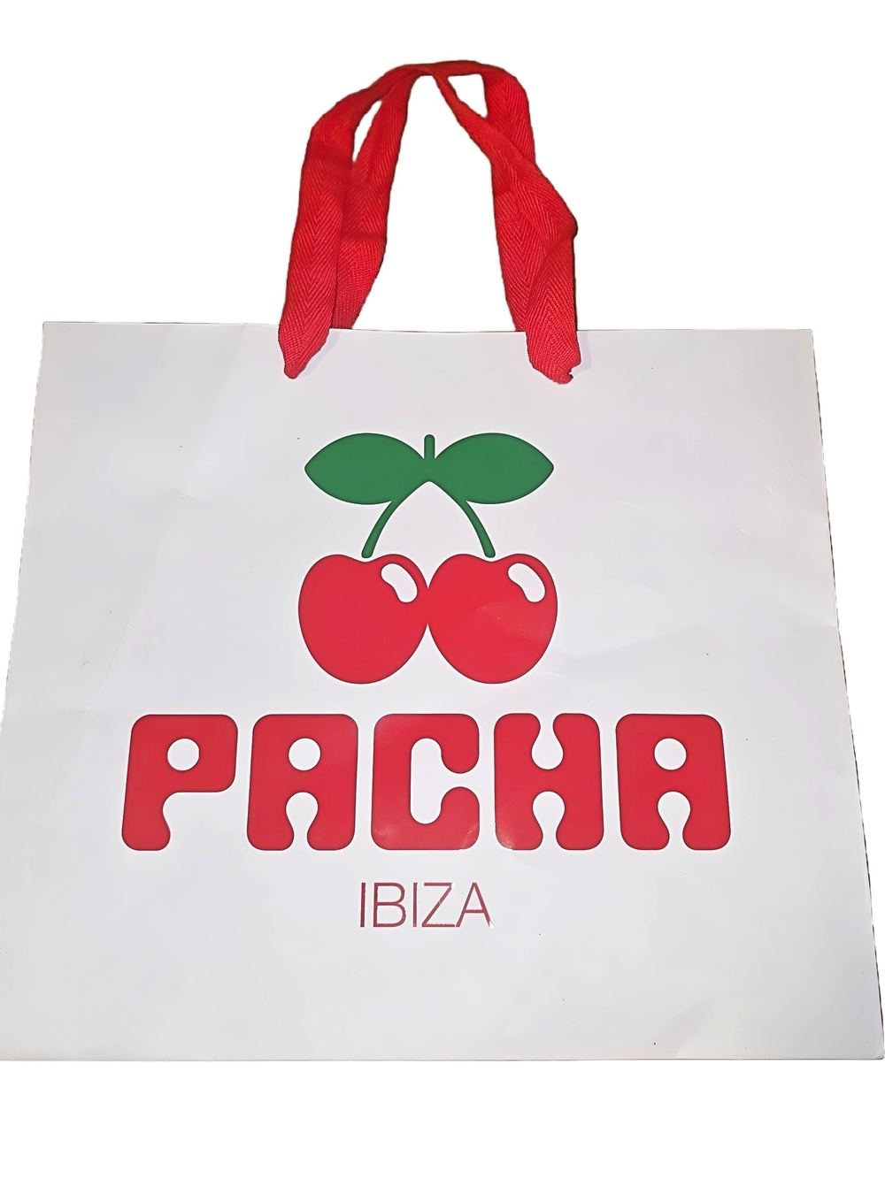 Authentic Pacha Ibiza Cherry Logo Shopping  Gift Bag